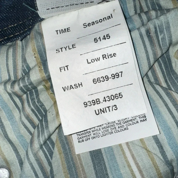 LTB 1948 Bootcut Low Rise Distressed Denim Cottton Jeans Size 31x32 - Picture 13 of 13